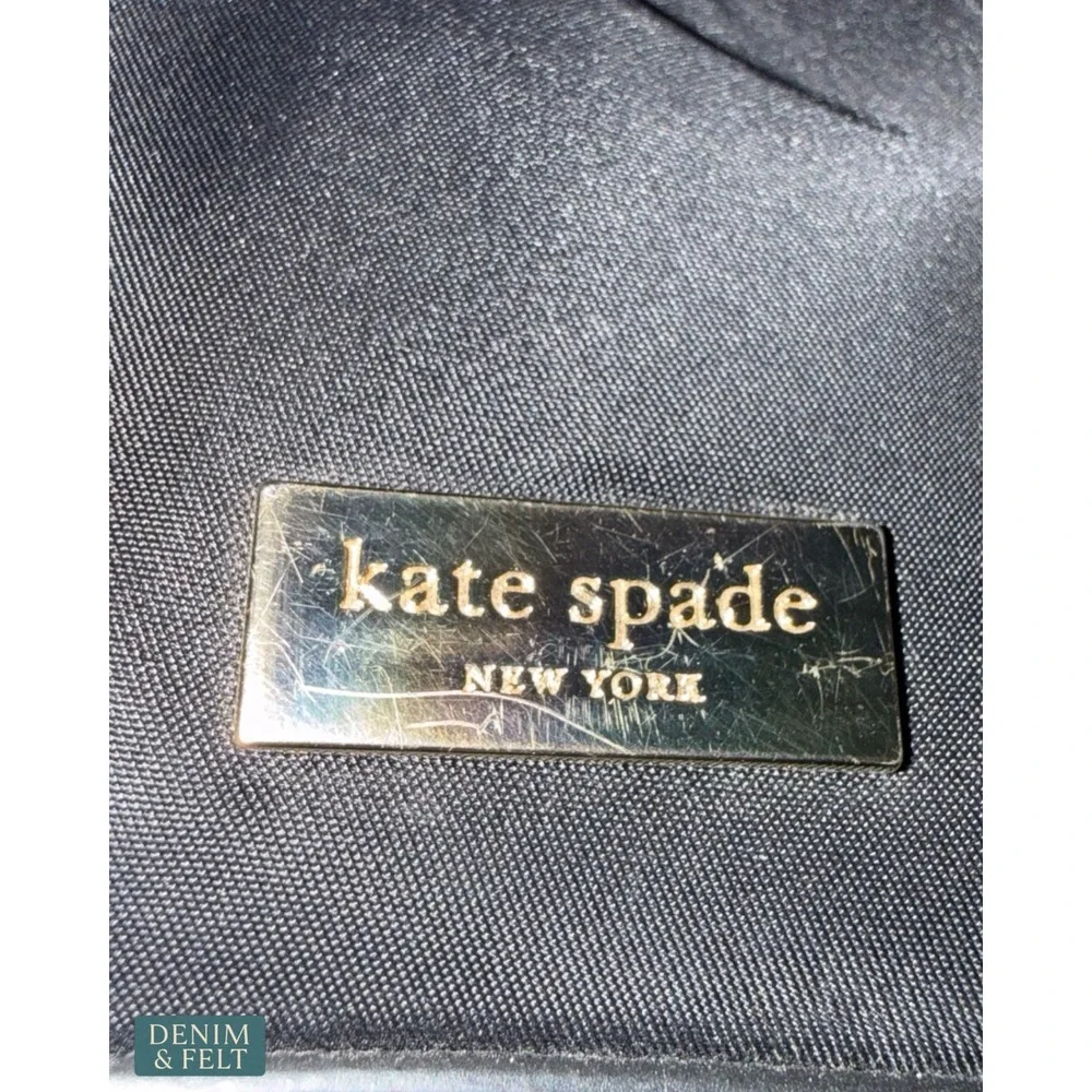 Kate Spade Owl Mini Backpack Novelty Black‎ Nylon Faux Fur Whimsical Animal Bag